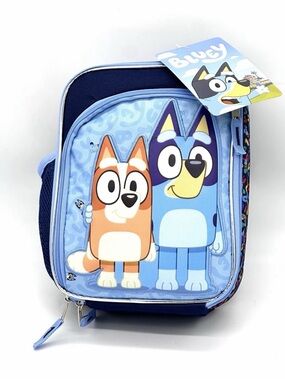 Bluey & Bingo Insulated Kids Lunch Box Blue Character Lunch Tote School